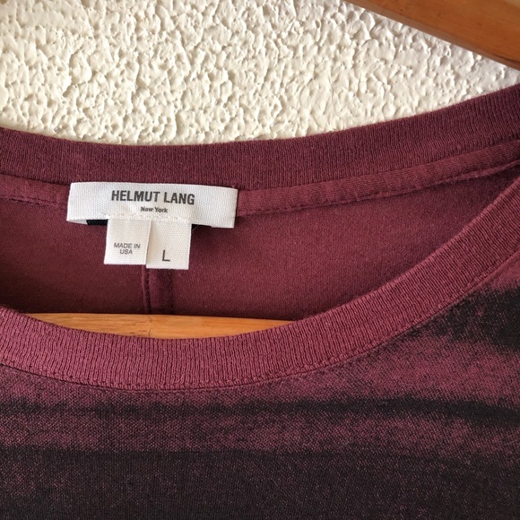 NWOT Helmut Lang Squee Gee Print Tee L - Picture 3 of 3